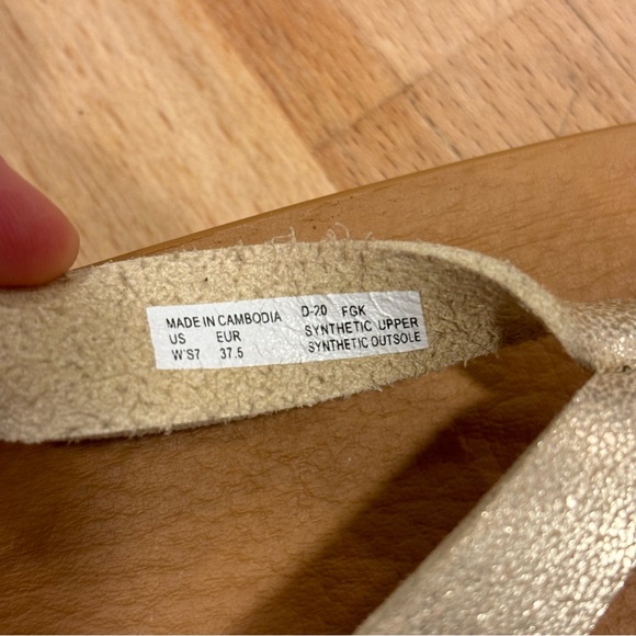 Women’s reef cushion bounce court in gold and brown size 7 - Picture 5 of 5